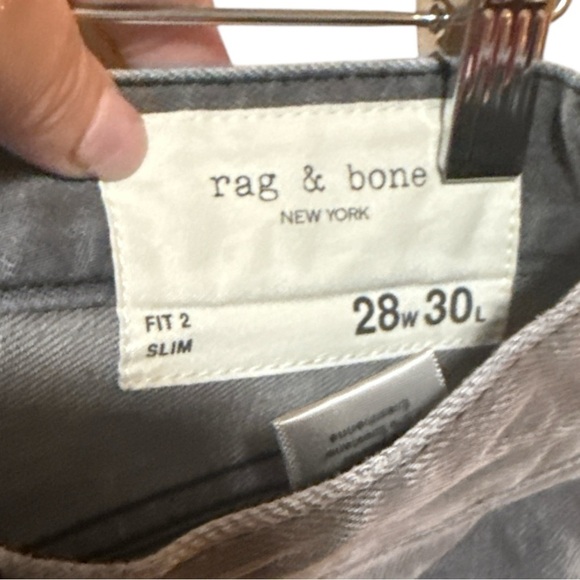 EUC - Rag & Bone Greyson Slim Fit 2 Jeans - Size 28x30 - Picture 9 of 10